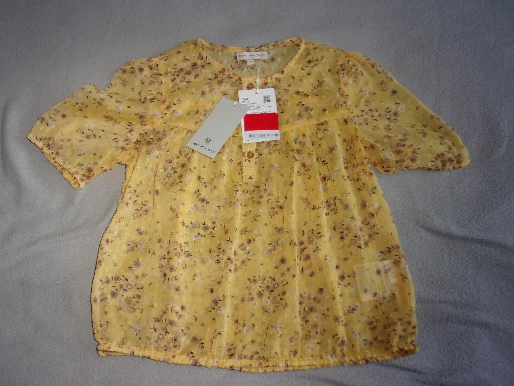 SPLINTERNIEUW meisjes bloesje. Maat 140, Kinderen en Baby's, Kinderkleding | Maat 140, C&A, Meisje, Overhemd of Blouse, Nieuw