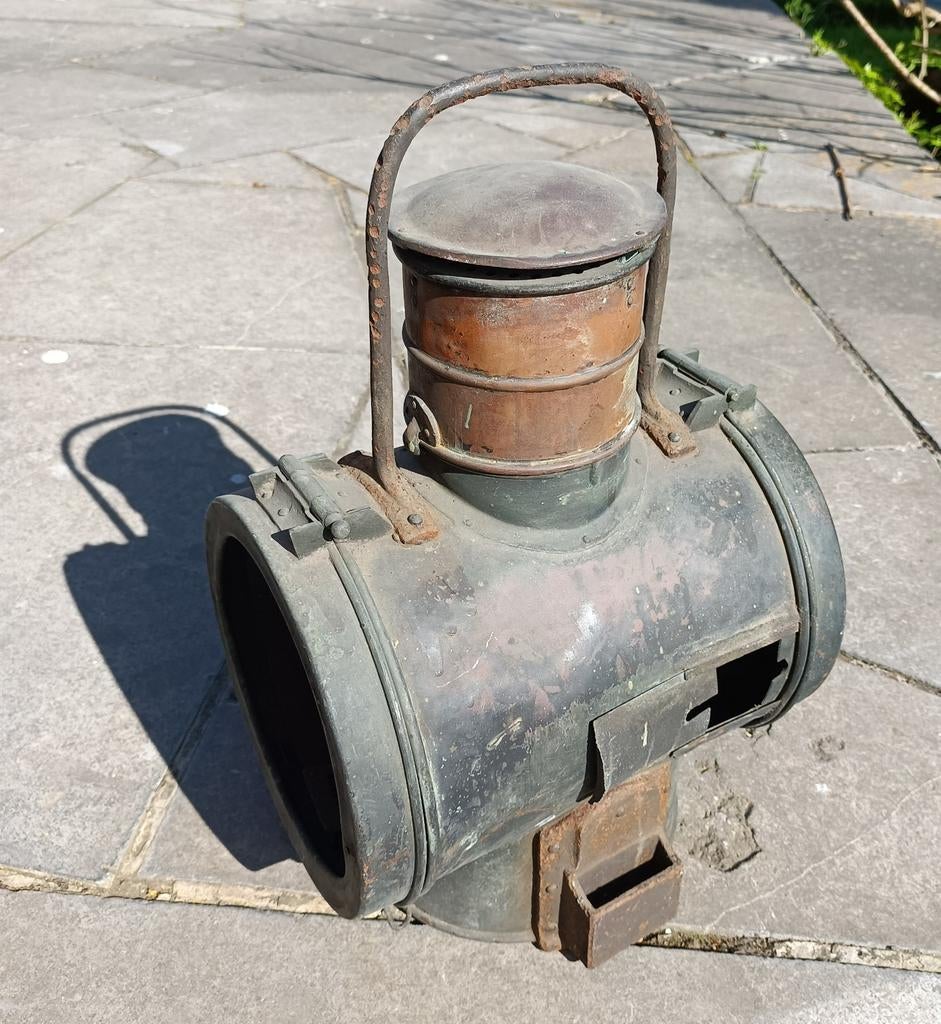 Lanterne de locomotive à vapeur, Belgique, vers 1945, Enlèvement ou Envoi