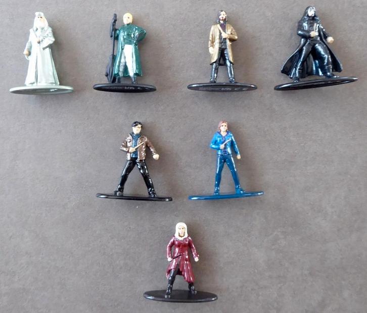 Lot 7 Nano Metalfigs "Harry Potter" Jada Toys - 4cm, Collections, Jouets miniatures, Utilisé, Enlèvement ou Envoi