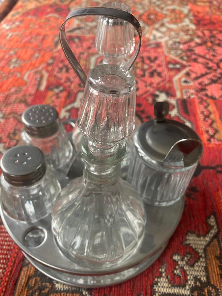 Keukentafelstel, Overige typen, Ophalen, Zo goed als nieuw, Glas