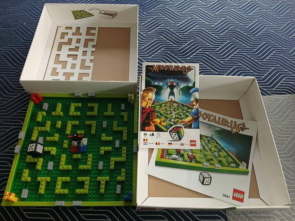 LEGO BORDSPEL MINOTAURUS  3841, Een of twee spelers, Ophalen, Zo goed als nieuw, Lego
