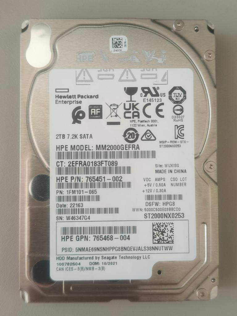 Seagate 2,5 Inch HDD 2TB SATA, Intern, 2TB, Gebruikt, Ophalen of Verzenden