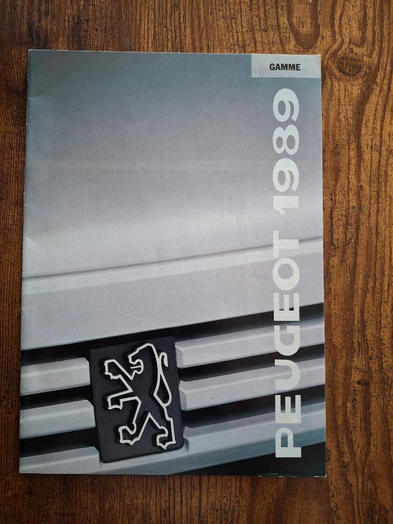 JEU PEUGEOT 1989, Livres, Autos | Brochures & Magazines, Enlèvement ou Envoi, Neuf, Peugeot