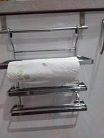 Porte-rouleaux triple de papier/film/alu (tout en inox)., Enlèvement