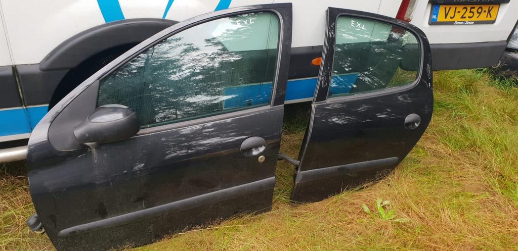 PEUGEOT 206 HB PORTIEREN LV+LA  CODE EXL   BJ 98 TOT 2007, Auto-onderdelen, Carrosserie, Deur, Gebruikt, Ophalen of Verzenden