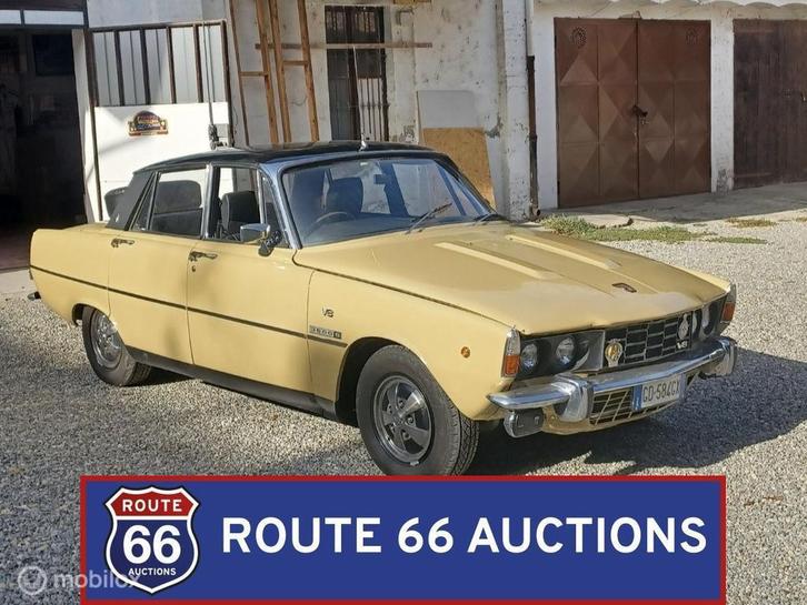 Rover P6 3500 V8 | 1972 | Route 66 Auctions, Auto's, Oldtimers, Bedrijf, Te koop, Rover, Benzine, Overige carrosserie, Handgeschakeld