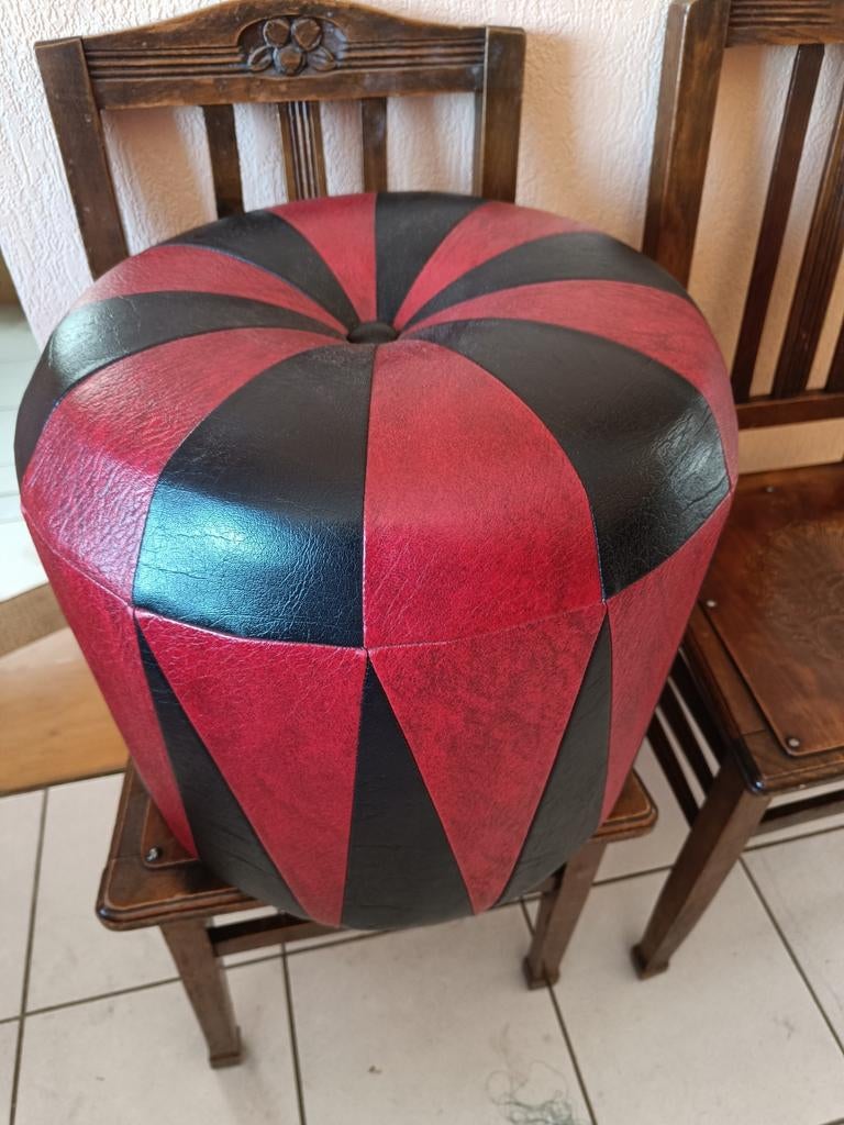 Vintage poef 2 stuks, Ophalen