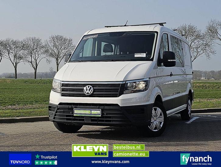 Volkswagen CRAFTER 2.0 L3H2 Dub Cab Navi, Autos, Camionnettes & Utilitaires, Entreprise, ABS, Air conditionné, Verrouillage central