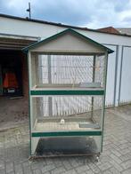 Grote dubbele vogelkooi, Ophalen, Gebruikt, Metaal, Vogelkooi