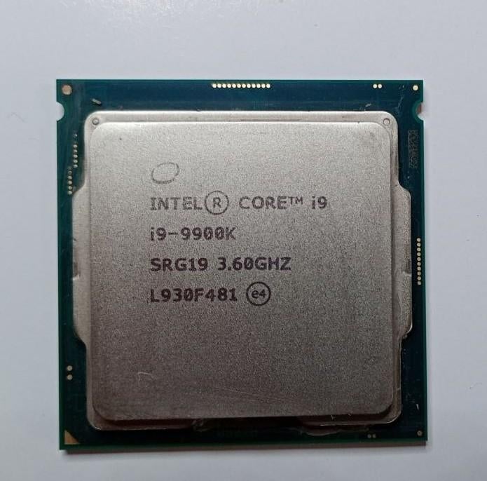 Intel Core i9-9900K 8 Cores 16 Threads, 8-core, LGA 1151, Gebruikt, Intel Core i9