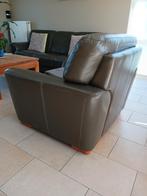 Een drie zit en twee èèn zit zetels ., Ophalen, Klassiek, Zo goed als nieuw, Leer