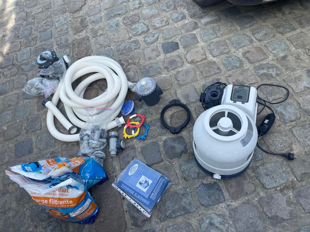 Intex zandfilterpomp, Tuin en Terras, Zwembad-toebehoren, Ophalen, Zo goed als nieuw, Zwembadpomp