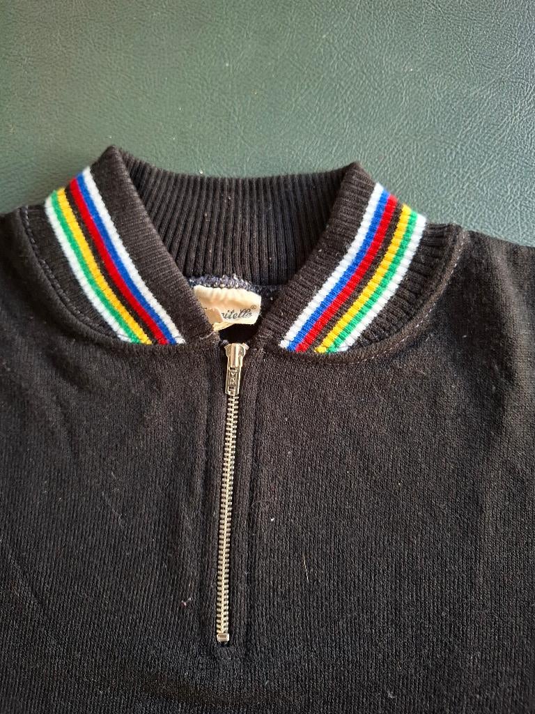 koerstruitje wielertrui regenboog retro campitello vintage, S, Gebruikt, Ophalen of Verzenden, Campitello