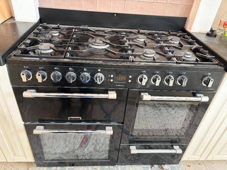 Cuiseur mixte Leisure CK110F332 K Cookmaster - noir, Electroménager, Cuisinières, Comme neuf, À Poser, 5 zones de cuisson ou plus