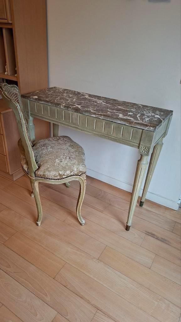 Console et chaise d époque, Maison & Meubles, Tables | Dessertes, Enlèvement