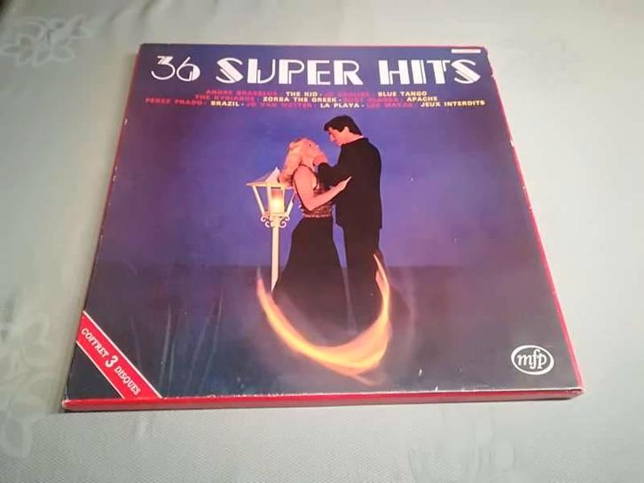 Pop elpees vinyl 36 super Hits + Hit Explosion + A la carte, Cd's en Dvd's, Vinyl | Pop, Zo goed als nieuw, 1960 tot 1980, 12 inch