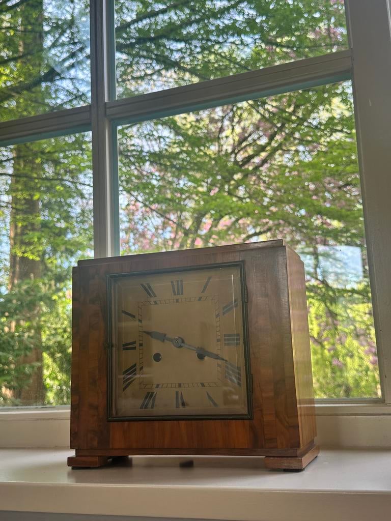 Horloge de cheminée ancienne J.W. Benson Westminster, Antiquités & Art, Antiquités | Horloges, Enlèvement