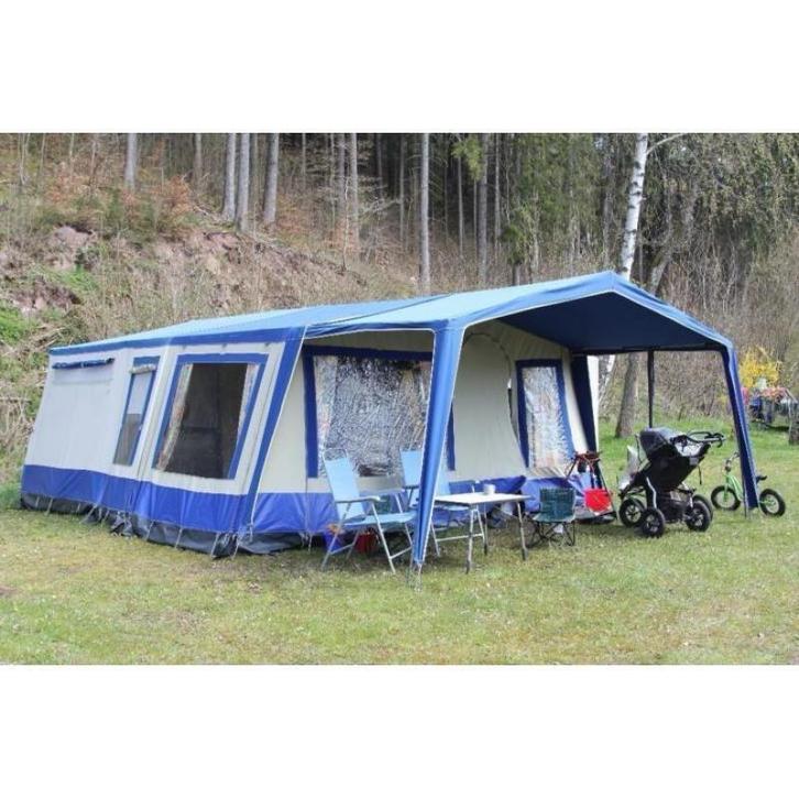 Leuke vouwwagen van Roadmaster, Caravans en Kamperen, Vouwwagens, Overige merken, tot en met 6, Blauw, Aanwezig, Ophalen