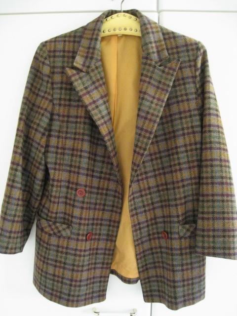 Damesvest, geruit, maat 40, 100% scheerwol, perfekte staat, Kleding | Dames, Truien en Vesten, Maat 38/40 (M), Bruin, Ophalen