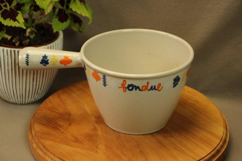 Le creusert fondue pan, Maison & Meubles, Enlèvement ou Envoi, Utilisé