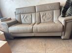 3 zit zetel, Maison & Meubles, Canapés | Salons, Enlèvement, Utilisé, Deux personnes, Leer