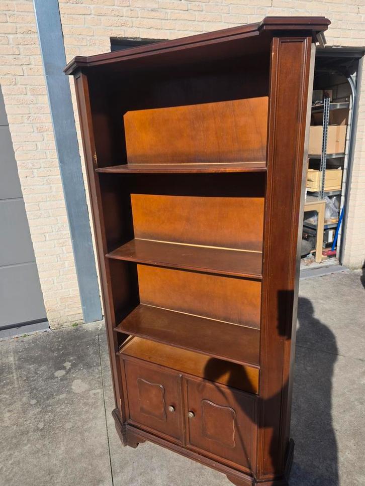 Bibliothèque vintage 179x86, Maison & Meubles, Armoires | Bibliothèques, Utilisé, 50 à 100 cm, 150 à 200 cm, 25 à 50 cm, Avec porte(s)