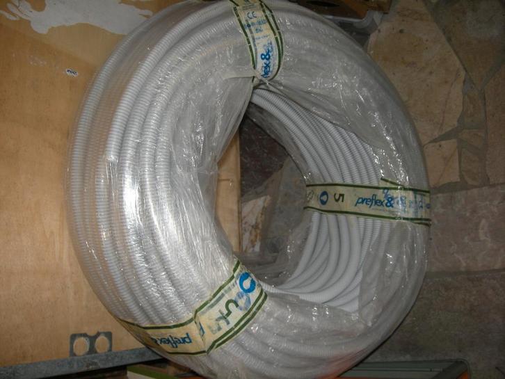 Preflex - flexibele buis Ø16mm met VOB 5G1,5mm² - 50m, Doe-het-zelf en Bouw, Elektriciteit en Kabels, Ophalen of Verzenden