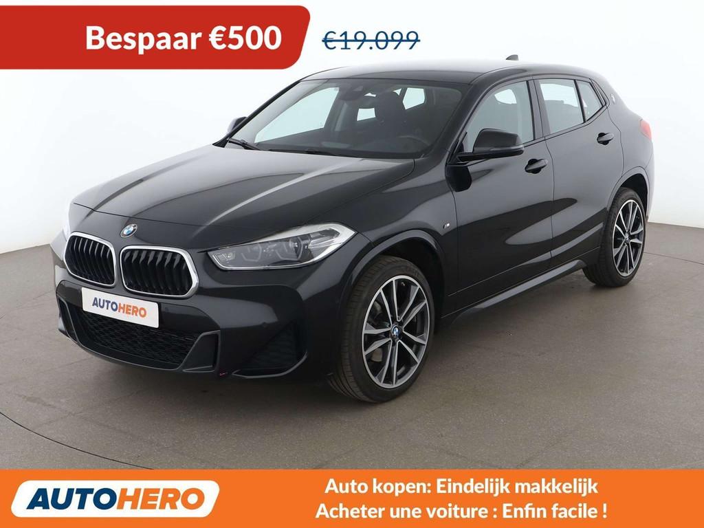 BMW X2 sDrive 18i M Sport (bj 2020), Auto's, BMW, Gebruikt, 136 pk, Zwart, 1485 kg