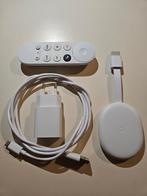 Google Chromecast 4K, Audio, Tv en Foto, Mediaspelers, Ophalen of Verzenden, Zo goed als nieuw
