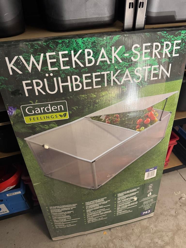 Kweekbak 100x60x40 kweekkas koude bak polycarbonaat en alu, Neuf, Serre, Enlèvement ou Envoi, Polycarbonate