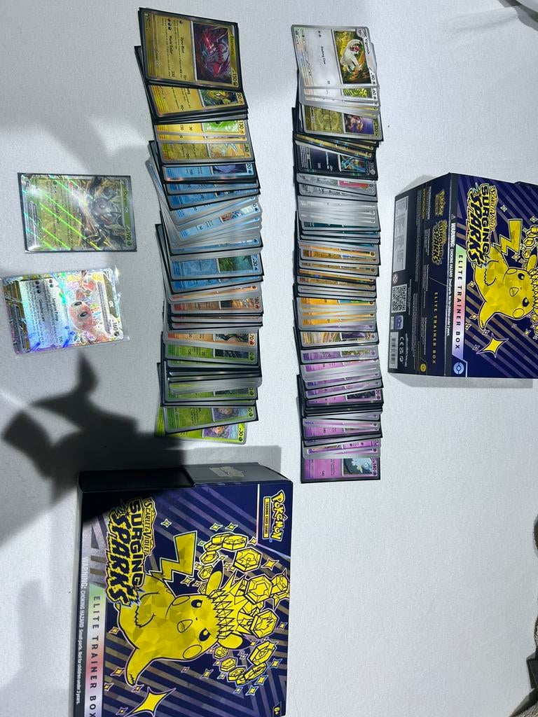 Pokemon surging sparks bulk nieuw., Ophalen of Verzenden, Zo goed als nieuw, Meerdere kaarten
