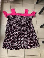 leuke zwarte jurk met bollen - maat 50, Kleding | Dames, Grote Maten, Ophalen of Verzenden, Blouse of Tuniek