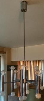 Ensemble de luminaires vintage années 70 – chrome, Maison & Meubles, Enlèvement, Utilisé, Métal, Space age