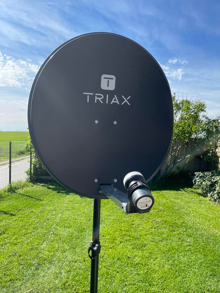 Kit antenne parabolique et récepteur Fransat, Audio, Tv en Foto, Schotelantennes, Ophalen, Zo goed als nieuw, (Schotel)antenne