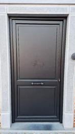 Voordeur hout zwart, Gebruikt, 215 cm of meer, Buitendeur, Hout