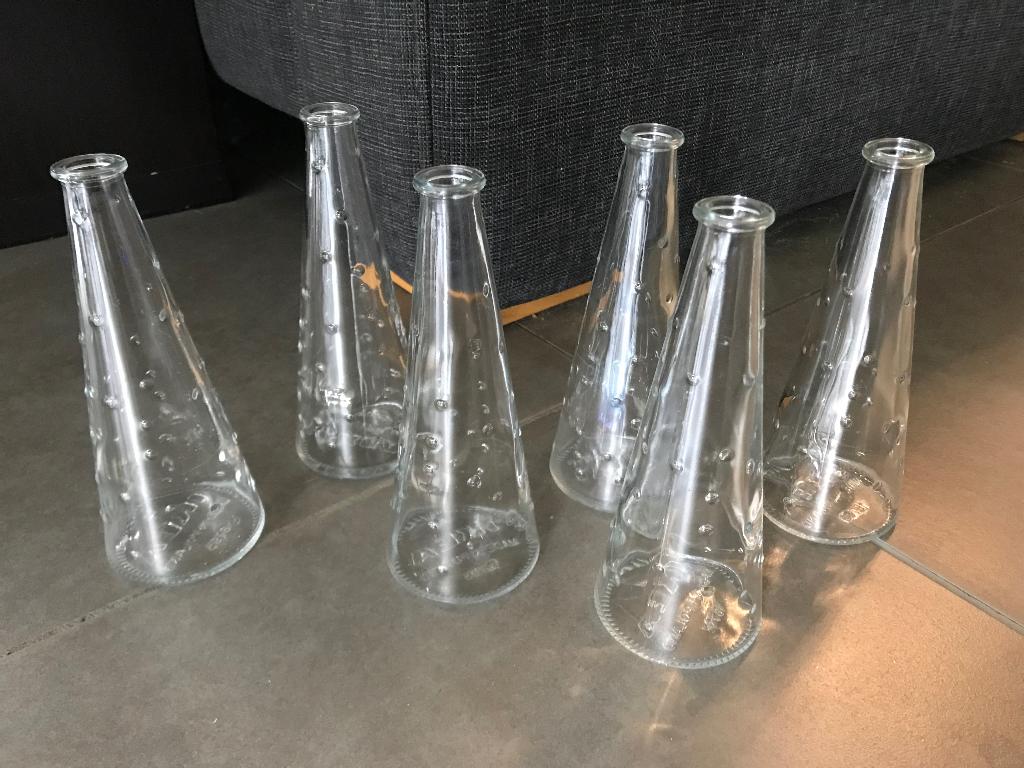 Vaasjes, Huis en Inrichting, Ophalen, Gebruikt, Glas