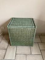 Grote rieten linnenmand, Huis en Inrichting, Ophalen, Gebruikt, Groen, Overige typen
