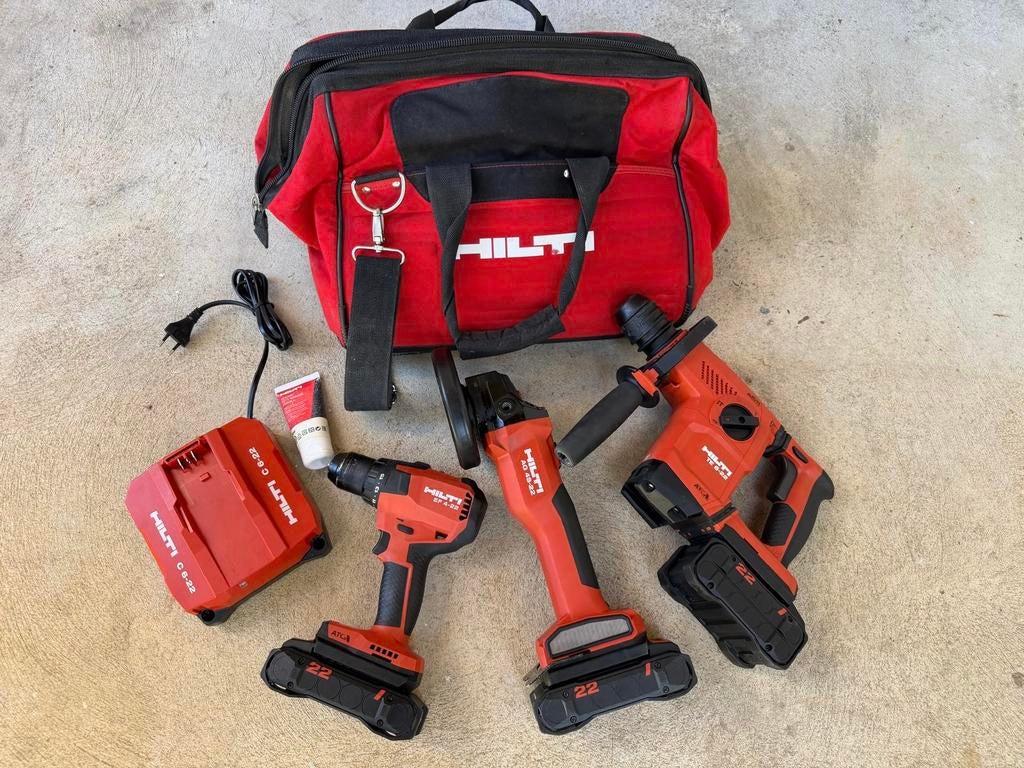 3 Tools Kit HILTI NURON TE6 / SF4 / AG 4S 22, Enlèvement ou Envoi, Comme neuf