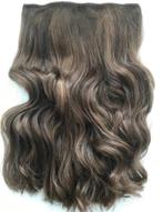 1Band Clipin Extensions ECHT Human Hair 45cm, Middenbruin, Enlèvement ou Envoi
