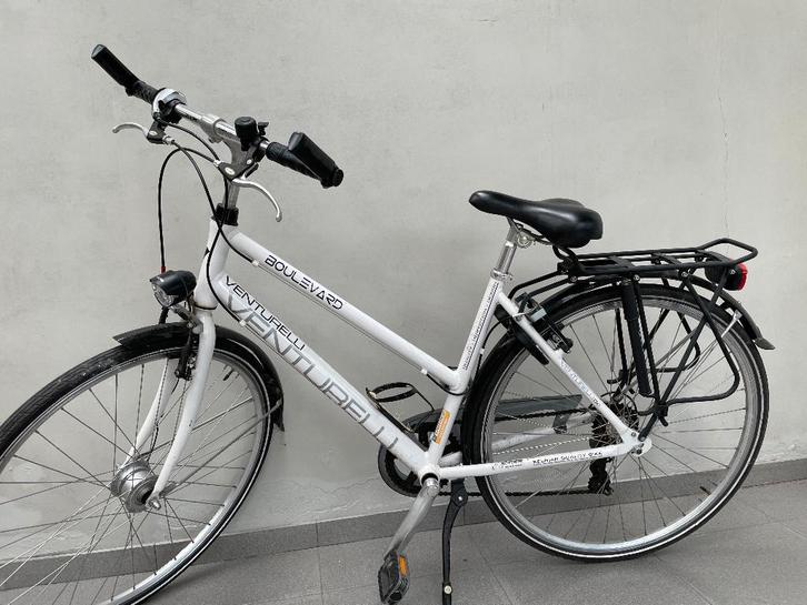 damesfiets fiets Venturelli Boulevard Sport H46 wit, Fietsen en Brommers, Fietsen | Dames | Damesfietsen, Zo goed als nieuw, Overige merken