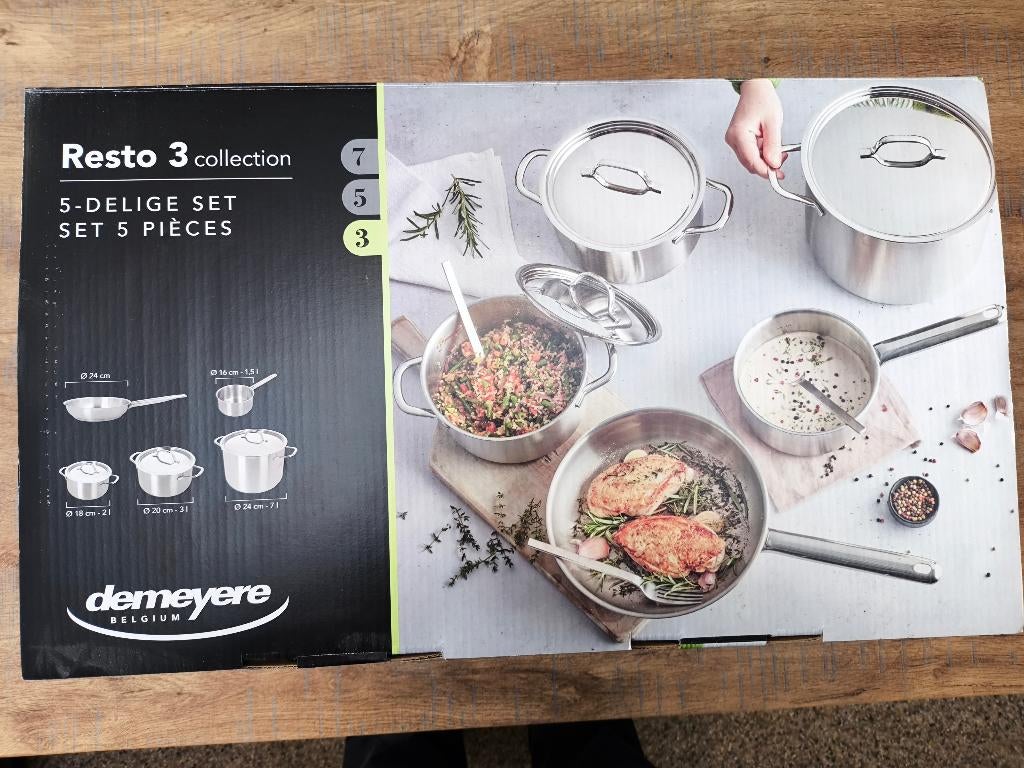 Potten, Ophalen, Inox, Overige typen, Nieuw