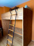 Lit mezzanine - lit superposé - lit en hauteur avec led, Maison & Meubles, Enlèvement, Utilisé