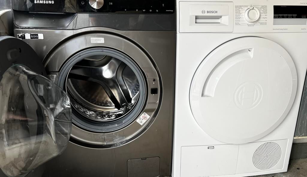 Mooie Wasset: Samsung EcoBubble Wasmachine & Bosch Serie 4 C, Elektronische apparatuur, Wasmachines, Ophalen, Zo goed als nieuw