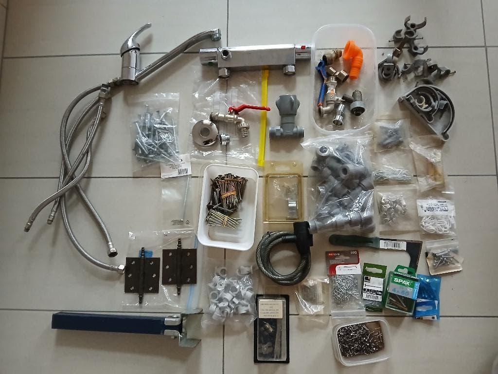 Lot brocante "quincaillerie", Enlèvement