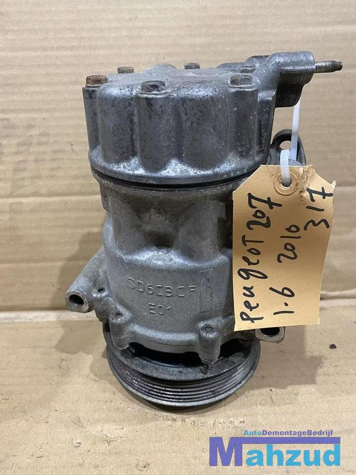 PEUGEOT 207 1.6 AIRCOPOMP Compressor 9671216280 2006-2015, Autos : Pièces & Accessoires, Autres pièces automobiles, Peugeot, Utilisé