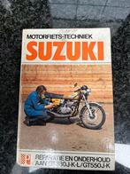 Suzuki gt 550 werkplaatsboeken + onderdelen boek, Enlèvement, Suzuki