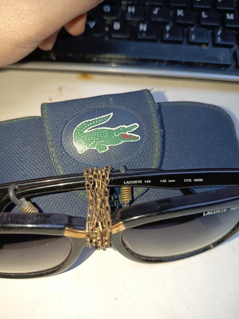 Vintage Lacoste Bril 143/140 mm/ COL 0600, Handtassen en Accessoires, Ophalen, Bril