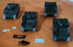 Solido Tank -  4 tanks alliés - lot 2, Overige merken, Gebruikt, Tank, 1:32 tot 1:50