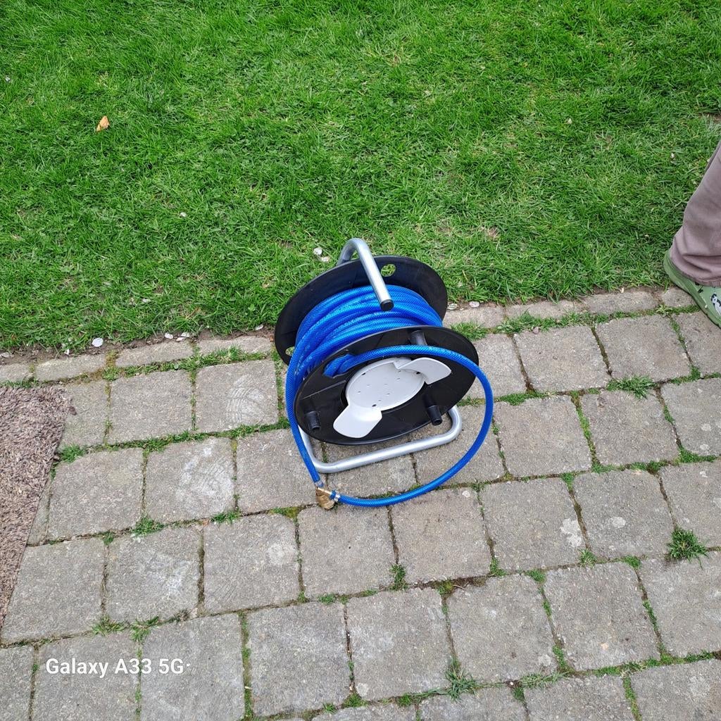 Haspel met darm voor compressor, Ophalen