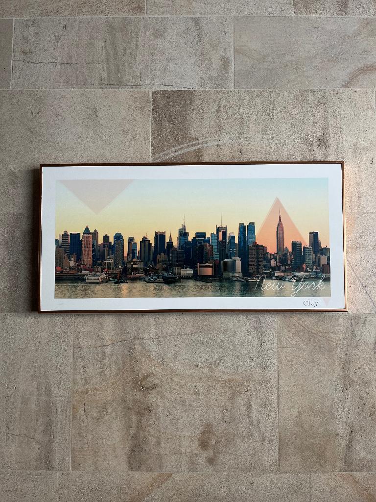 Cadre New York City, Enlèvement, Utilisé, 50 à 75 cm, Moins de 50 cm